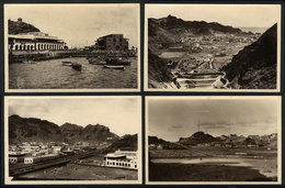 ADEN: ADEN: Lot Of 14 Very Old And Unused PCs, With Very Good Views Of The Port And City, Ed. Pallonjee Dinshaw, VF Qual - Non Classés