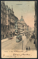 GERMANY: BERLIN: Leipziger Strasse, Tramway, PC Used In 1903, Fine Quality. - Autres & Non Classés