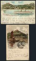 GERMANY: BLANKENESE: 2 Postcards Used In 1897/8, VF Quality! - Autres & Non Classés