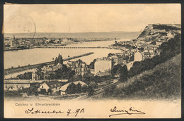 GERMANY: COBLENZ: General View With Ehrenbreitstein, Used In 1903, VF Quality. - Autres & Non Classés