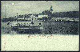 GERMANY: FRIEDRICHSHAFEN: Boat And Waterfront, Ed. Römmler & Jonas, Unused, VF Quality - Autres & Non Classés