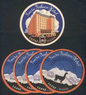 BOLIVIA: 10 Hotel Luggage Labels (4 Different Models), Circa 1950, Excellent Quality! - Etiquettes D'hotels