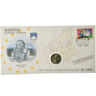 Slovénie, 2 Euro, 2008, Enveloppe Philatélique Numismatique, SPL, Bi-Metallic - Slovenia