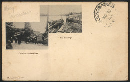 PORTUGAL: COIMBRA: Mondego River And View Of Suburbs, Sent To Argentina In 1904, VF Quality - Lisboa