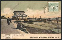 PORTUGAL: LISBOA: Chalet Da Parceria E Ribeira Nova, Ed. M. & R., Sent To Argentina In 1907, VF! - Lisboa