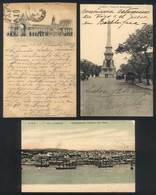 PORTUGAL: LISBOA: 3 Postcards Used Between 1897 And 1926, VF Quality! - Lisboa