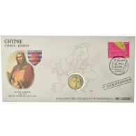 Chypre, 2 Euro, 2008, Enveloppe Philatélique Numismatique, SPL, Bi-Metallic - Chypre