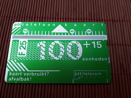 LANDIS & GYR PHONECARD 100 Netherlands 102F(I)  USED RARE - öffentlich