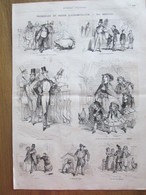 Gravure 1864 Paris Promenade Au JARDIN D ACCLIMATATION - Prints & Engravings