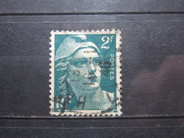 VEND BEAU TIMBRE FRANCE N° 713 , FOND LIGNE !!! (b) - Used Stamps