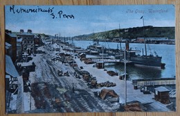 Waterford - The Quay - Animée : Petite Animation - Colorisée - Bateaux - Docks - (n°17685) - Waterford