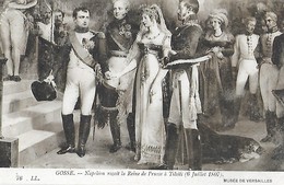 GOSSE - Napoléon Reçoit La Teine De Prusse à Tilsit - 6 Juillet 1807 - Recepciones