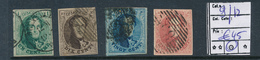 BELGIUM  COB 9/12 USED - 1858-1862 Medallions (9/12)