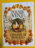13600 - Pousse Vent Chasselas Romand Barqu De Léman - Bateaux à Voile & Voiliers