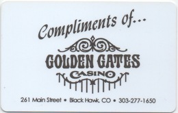 Carte Casino : Conseil Blackjack : Golden Gates Casino : Black Hawk CO - Tarjetas De Casino