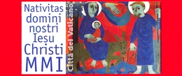 Nuovo - MNH - VATICANO - 2001 ­- Natale - Natività, Opera Di E.G.Weinert - 4 Esemplari Da 1200 L. - 0.62 - Libretto - Carnets