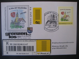 Österreich- Pers.BM Münzkirchen 25 Jahre BSV - Personalisierte Briefmarken