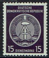 DDR DM 1957, MiNr 36A, Postfrisch - Dienstzegels