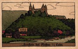 Arnstein Bei Nassau / Lahn, Steindruck AK, 1929 - Nassau