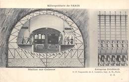 PARIS-METROPOLITAIN DE PARIS, STATION SUR CAISSON - Métro Parisien, Gares