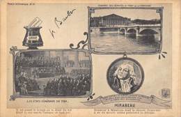 PARIS-HISTORIQUE- LES ETATS GENERAUX EN 1789, CHAMBRE DES DEPUTES ET PONT DE LA CONCORDE, MIRABEAU - Other & Unclassified