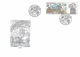 SLOWAKEI - 3 FDC 1997-1999 TAG DER BRIEFMARKE /ak492 - FDC