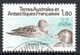 TAAF. N°98 Oblitéré De 1982. Canard D'Eaton. - Faune Antarctique
