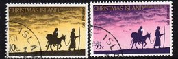 Christmas Island 1975 Christmas Set Of 2, Used, SG 61/2 (AU) - Christmas Island