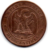 10 Centimes1861 Serie Napoleon III - 10 Centimes