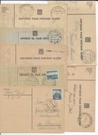 TCHECOSLOVAQUIE - 1938 - MOBILISATION APRES ANNEXION SUDETES  ! LOT De 11 CARTES MILITAIRES FM ! - Lettres & Documents