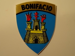 Blason écusson Adhésif Autocollant Bonifacio (Corse Du Sud) Aufkleber Wappen Coat Arms Sticker Adhesivo Adesivo - Obj. 'Herinnering Van'