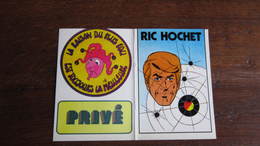 AUTOCOLLANT RIC HOCHET  ISSU DU JOURNAL DE TINTIN - Ric Hochet