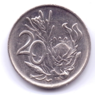 SOUTH AFRICA 1983: 20 Cents, KM 86 - Afrique Du Sud