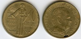 Monaco 10 Centimes 1982 GAD 146 KM 142 - 1960-2001 Neue Francs