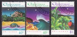 Christmas Island 1993 Christmas Set Of 3, Used, SG 382/4 (AU) - Christmas Island
