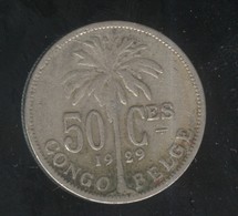 50 Centimes Congo Belge 1922 RdB - Altri – Africa