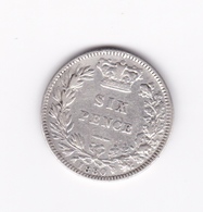 Belle 6 Pence 1880   TTB+ - Autres & Non Classés