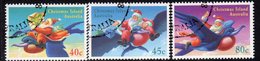 Christmas Island 1995 Christmas Set Of 3, Used, SG 404/6 (AU) - Christmas Island