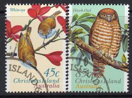 Christmas Island 1996 Land Birds Set Of 2, Used, SG 428/9 (AU) - Christmas Island