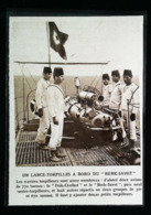 Turquie - Marins Turcs Et Le Lance Torpille - Torpilleur  "BERK-SAVET" - Coupure De Presse (encadré Photo) De 1914 - Autres & Non Classés