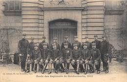 PARIS-ECOLE DES ASPIRANTS DE GENDARMERIE 1912 - Sonstige & Ohne Zuordnung