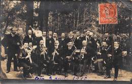 PARIS-CARTE-PHOTO- 1910 UN ORCHESTRE - Autres & Non Classés