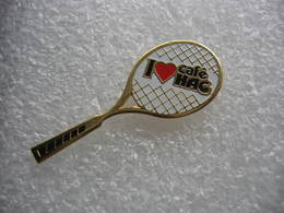 Pin's Raquette De Tennis, I Love Café HAG - Tennis