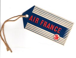 Air France, 1956 - Etichette Da Viaggio E Targhette