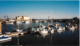 Photo Panoramique St Pierre D'Oléron (La Cotinière) Port Avec Petits Bateaux De Pêche, Sauvetage En Mer - Orte