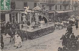 PARIS-MI-CAREME- 1910 CHAR DE CARNAVAL - Autres & Non Classés