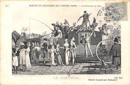 PARIS-ANCIEN PARIS-LE CARNAVAL EN 1810 - Métro Parisien, Gares