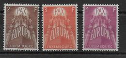 LUXEMBOURG - EUROPA 1957 - YVERT N° 531/533 * MLH - COTE = 150 EUR. - Ungebraucht