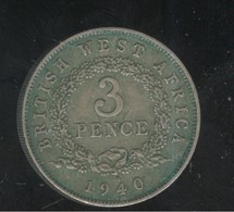3 Pence British West Africa 1940 - Otros – Africa