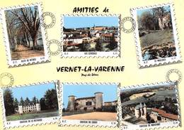 CPSM 63  AMITIES DE VERNET LA VARENNE  Grand Format  15 X 10,5 Cm - Autres & Non Classés